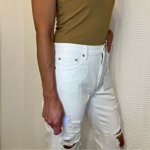 Pistola White Denim Jeans - Presley roller